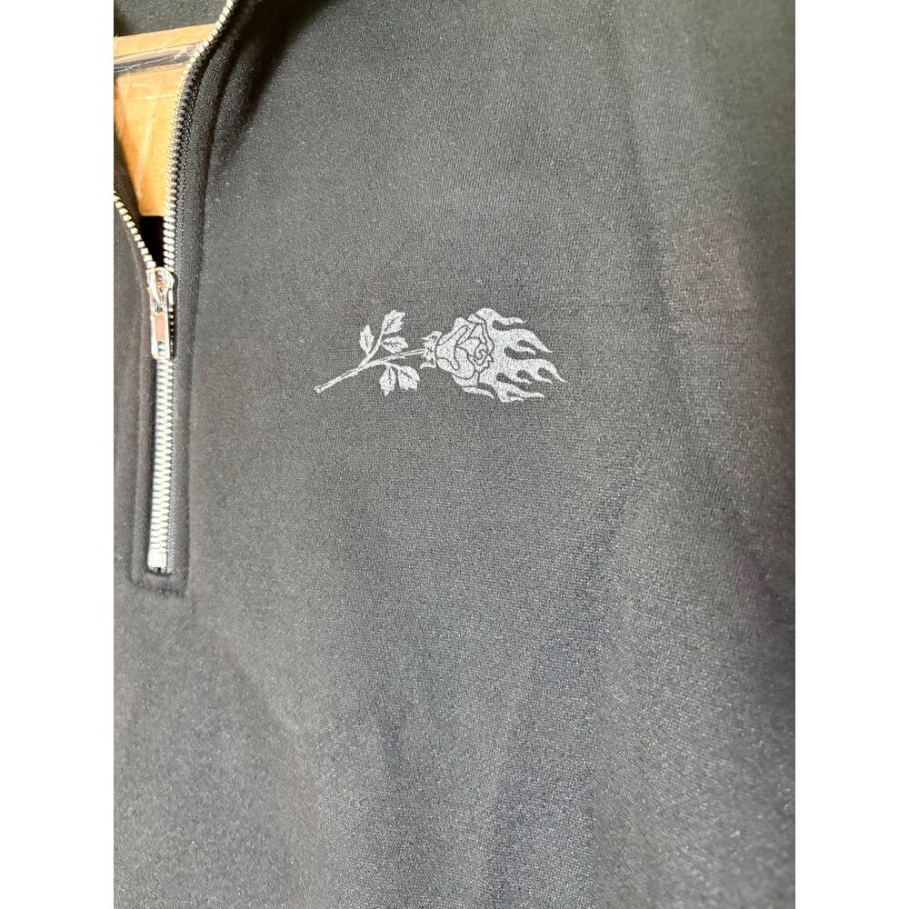 NWT - Civil Regime Black Quarter Zip Pullover - Size Medium - Picture 9 of 10